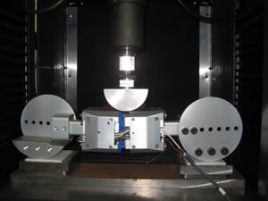 Tibia Bone Bent Moment Calibration Test and Jig attachment<